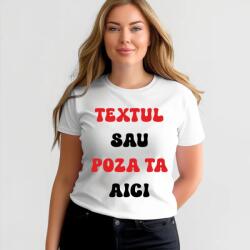 Gravolo Tricou de dama personalizat cu textul tau (C739)