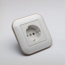OVIVO Priza Schuko 16A alb Kraft Loft Ovivo (EL0057133)