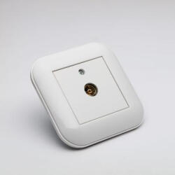 OVIVO Priza TV intermediara incastrata Loft, alba, 404-010301-224 (EL0057118)