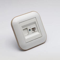 OVIVO Priza UTP RJ45 Cat6 Ovivo Loft, alb kraft, 404-010306-229 (EL0057137)