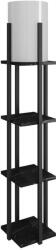 Opviq Nora Lampa de podea Î135xL21cm. cu Soclu pentru Bec E27 Negru (390FLH1149)
