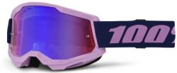  Ochelari atv cross 100% Strata 2 Purple, lentila oglinda rosie albastra (26014051PE)