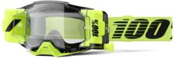  Ochelari atv cross 100% Armega ForeCast Roll-Off, lentila clara, culoare rama galben neon (26013804PE) - simoto