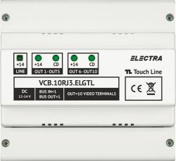 ELECTRA Doza derivatie video 10 iesiri pentru EXPERT, G3 - ELECTRA VCB. 10RJ3. ELGTL (VCB.10RJ3.ELGTL)