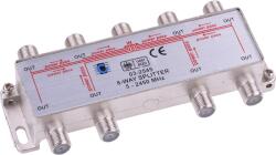 Cabletech Splitter de antenă 1x F la 8x ieșire ZLA0639 (ZLA0639)