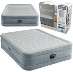 Intex Pat gonflabil pentru 2 persoane cu pompă electrică integrată, 203 × 152 × 46 cm J-64824ND (64824ND)