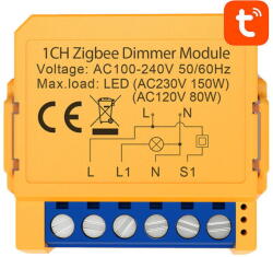 Avatto Intrerupator Smart ZigBee In-wall Switch ZDMS16-1 TUYA (37282) - 24mag