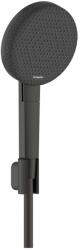 Hansgrohe Raindance Alive Select S - Set pară de duș, suport și furtun, 3 jeturi, EcoSmart, crom negru periat 24612340 (24612340)