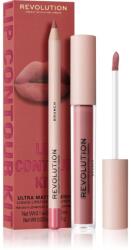 Revolution Beauty Lip Contour Kit set îngrijire buze culoare Brunch 2 buc