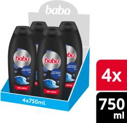 Baba Tengeri Ásvány férfi tusfürdő, 4x750 ml (4x 8712561773072)