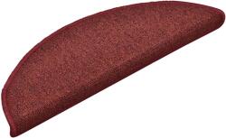 vidaXL 30 db piros lépcsőszőnyeg 56x17x3 cm 3365747 (3365747)