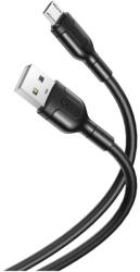 XO USB-microUSB kábel 1.0m 2.1A fekete NB212 160890 (160890)