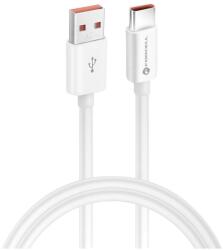 Forcell Кабел Forcell - F-Energy C336, USB-A/Type-C, 60W, 1 m, бял (5903396172007)