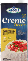 Meggle Creme Decor UHT cukrozott növényi zsír alapú készítmény hab készítéséhez 1000 ml