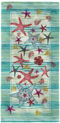 AGLIKA Starfish Aglika strandtörölköző, 76x152 cm, tarka