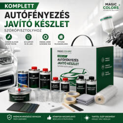 Magic Colors Komplett Autófényezés Javító Készlet - Szórópisztolyhoz - Több elem javításához