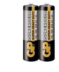 GP Batteries Super tartós elem (AA) cink-karbon 2db GPBM15PLS2 (GPBM15PLS2)