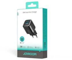 JOYROOM Travel Charger C+U, PD 33W, cablu Type-C la Type-C PD 60W 1m, Negru (JR-TG7) (JR-TG7-BLK)