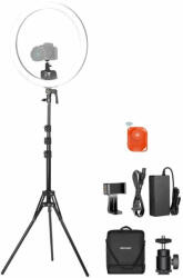  Neewer SRP18C 17 cm-es szelfikészlet kerek LED-es telefonlámpával