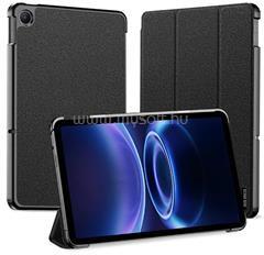 Dux Ducis Redmi Pad 2 9.7 DOMO tok álló, bőr hatású aktív FLIP, textil minta, FEKETE (GP-187280) (GP-187280)