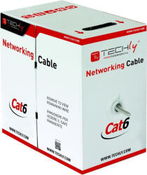 TECHLY ITP9-FLU-0305 networking cable Grey 305 m Cat6 U/UTP (UTP) (itp9-flu-0305)