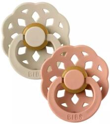 BIBS Suzete BIBS - Boheme, 0-6 luni, 2 buc, Vanilla/Peach (230103)