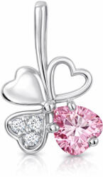 Soliter Brilio Silver Pandantiv de argint Cloverleaf 446 001 00 349 04 - roz - 0, 43 g