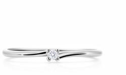 Cutie Diamonds Inel strălucitor din aur alb cu diamant DZ6733-2948-00-X-2 52 mm