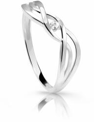 Cutie Diamonds Inel fin din aur alb cu diamant DZ6712-1843-00-X-2 60 mm