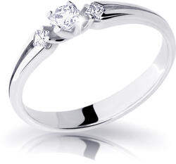 Cutie Diamonds Inel de logodnă elegant din aur alb cu diamante DZ6866-2105-00-X-2 53 mm