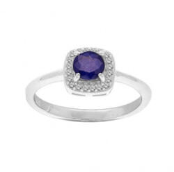 Kalace Brilio Silver Inel fermecător din argint cu safir R-FS-5658S 58 mm