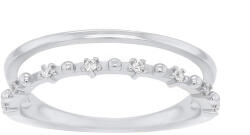Brilio Silver Inel fermecător din argint cu zirconii GR043W 62 mm