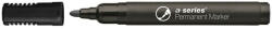  Alkoholos marker 3mm, kerek végű A-series fekete (AS1093)