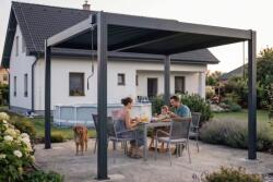  Bioklimatikus pergola G21 Austin 4x4 m, antracit színű alumínium (BP-G21-4X4M)