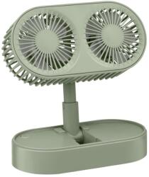  Výrobce po 1 ks Újratölthető asztali ventilátor 3, 7 V 1200 mAh zöld 8711252436425 (P7712)