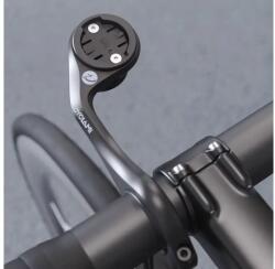CYCLAMI M5 computer tartó konzol kormányra, műanyag, GoPro, Garmin, fekete