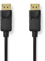 Nedis ccgl38010bk20 displayport 2.1 kábel, 8k@60hz, aranyozott csatlakozók, 2m CCGL38010BK20 (CCGL38010BK20)