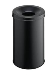 DURABLE Coș de gunoi din oțel ignifug 30 ℓ negru Cos de gunoi