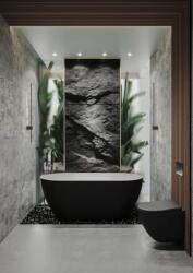 Coloana Cada freestanding compozit Coloana Greenland 168x80.5 cm negru lucios (2000000013473)