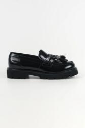 Karl Lagerfeld loafers slip-on pentru femei din piele Lowell 9BY2-OBDUOH_99X (KL42225.000)