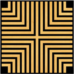 Leziter Akusztikus falpanel Deco V bambusz hatású 60x60x1, 8 cm (J01TF02-BAM)