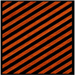Leziter Akusztikus falpanel Deco III dió hatású 60x60x1, 8 cm (J01TR01-60-WAL)