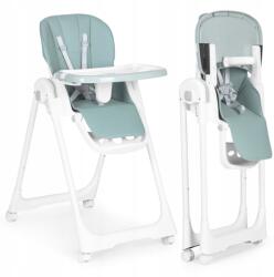 ECOTOYS Etetőszék etetőszék állítható magasságú ökobőr övek dupla t (HA-013 GREEN)
