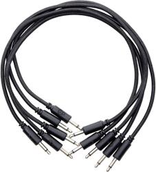 Erica Synths Braided eurorack patch cable 20cm (5pcs, black) 0, 2 m Drept - Drept Cablu patch (4751030828978)