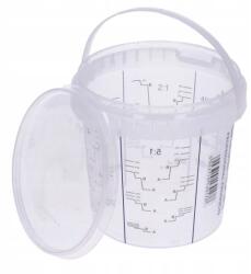  Pahar de amestecare cu capac 600ml (;000247)