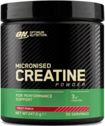 Optimum Nutrition Micronised Creatine Powder 247.5g Fruit Punch
