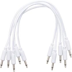 Erica Synths Braided eurorack patch cable 20cm (5pcs, white) 0, 2 m Drept - Drept Cablu patch (<![CDATA[4751030829074]]>)