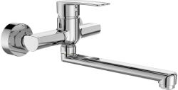 Mereo Mereo, Mereo fali mosogatócsaptelep, Pego, 150 mm, lapos egyenes karral 210 mm, króm, MER-CB302P (MER-CB302P)