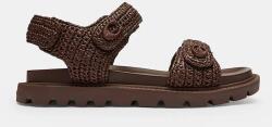 Coach szandál lapos sarok női bőr Brynn Raffia Sandal - barna Női 37