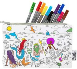 Eatsleepdoodle Sellő Színező és Mosható Tolltartó (MERPEN)